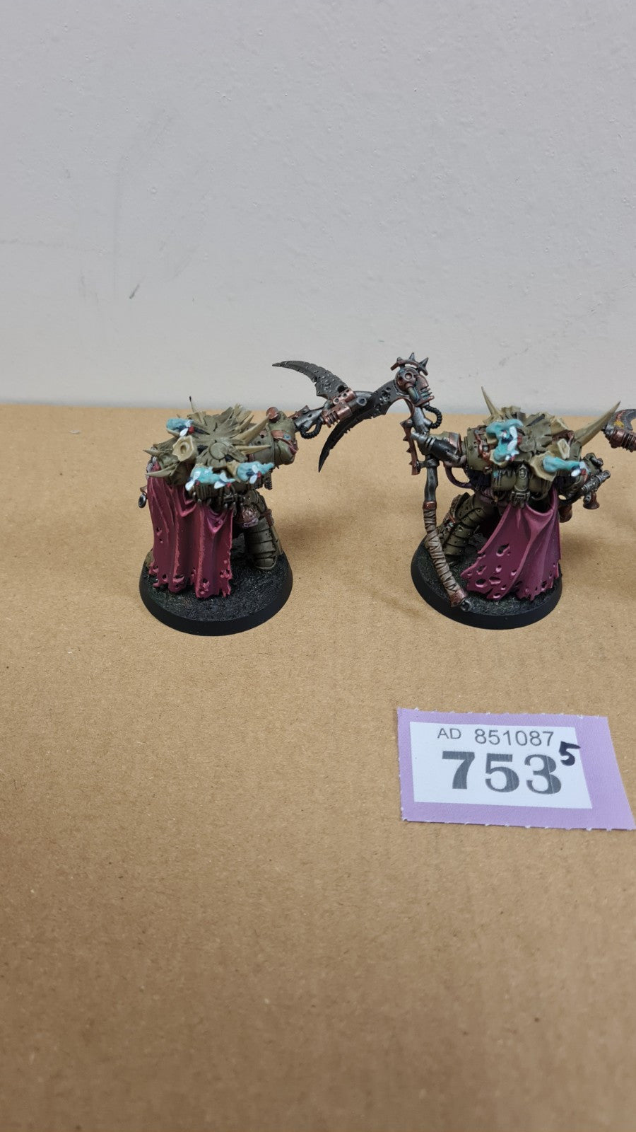 Warhammer 40k Deathguard Deathshroud Terminators Well Painted