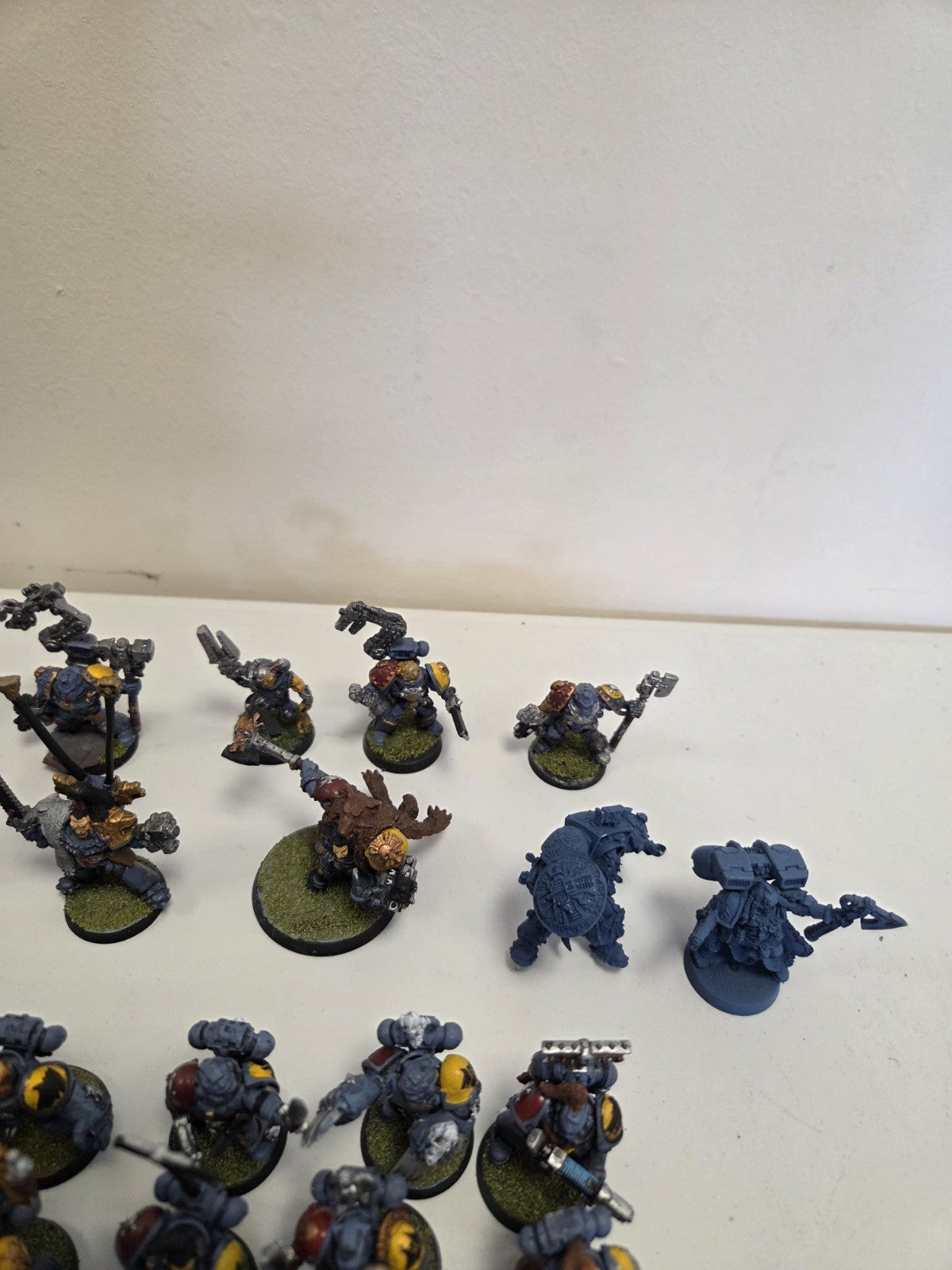 Warhammer 40k Space Marine Space Wolf Army  Lots Of Metals