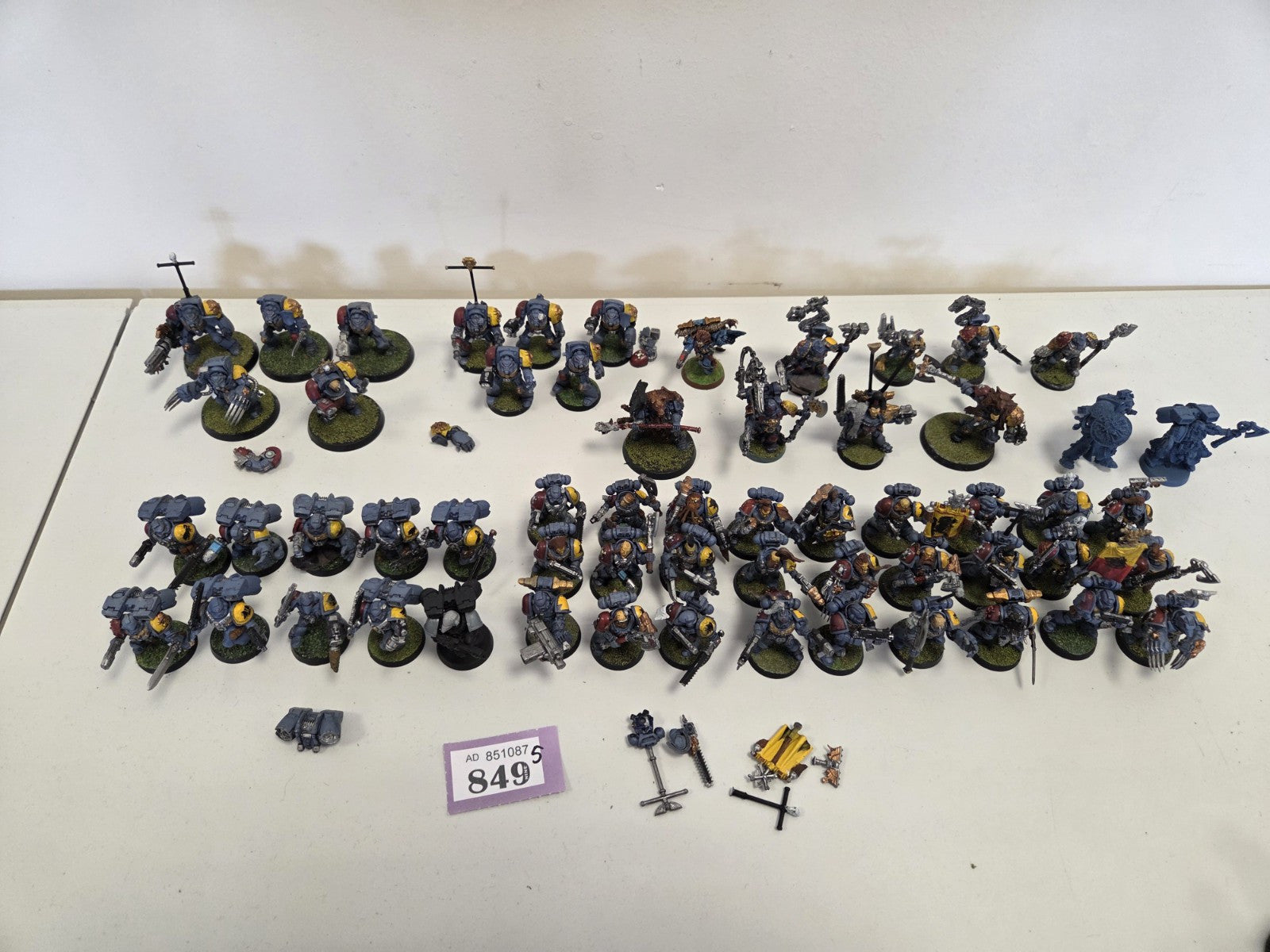 Warhammer 40k Space Marine Space Wolf Army  Lots Of Metals