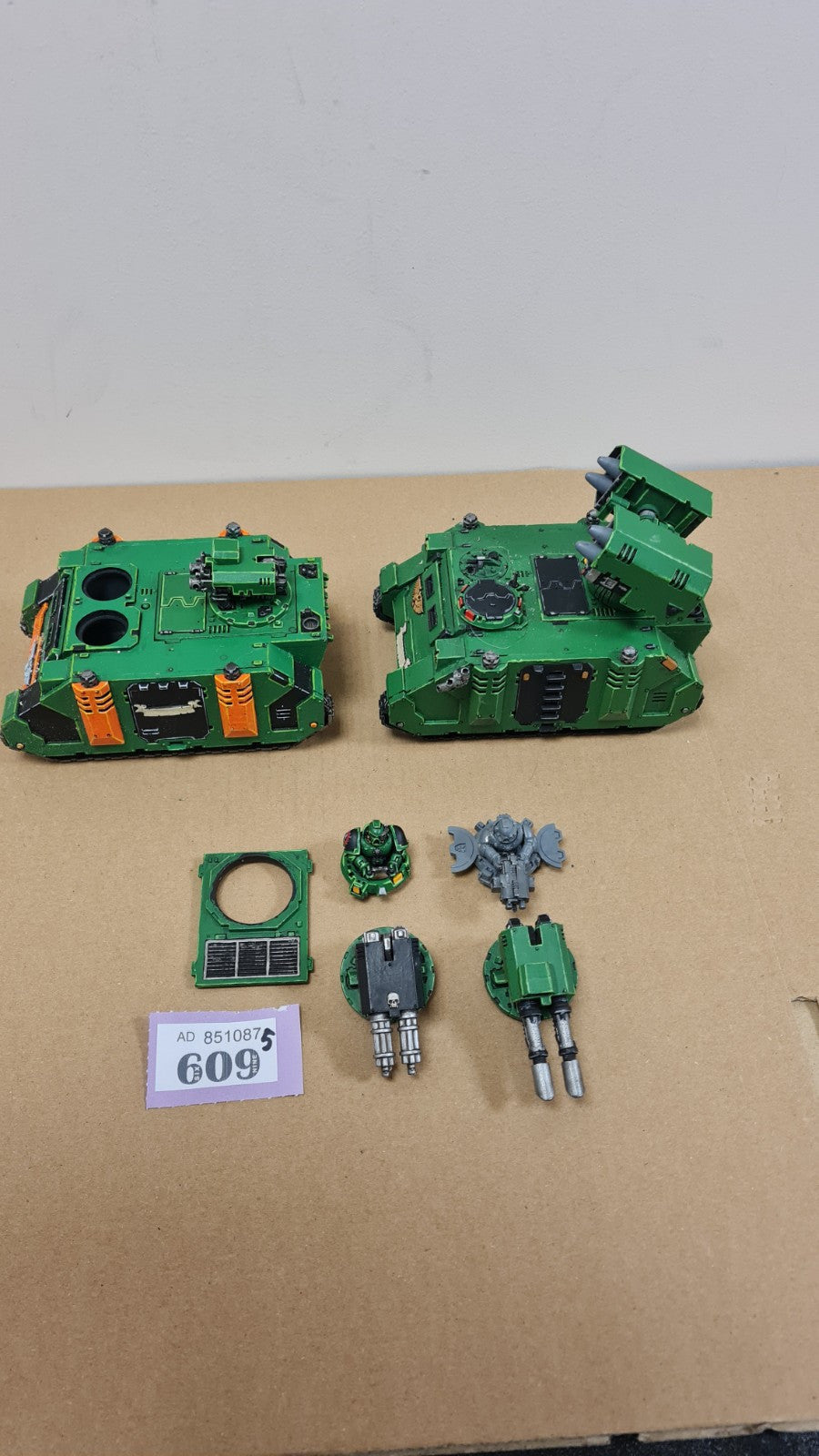 Warhammer 40k Space Marine Whirlwind And Razorback Tanks