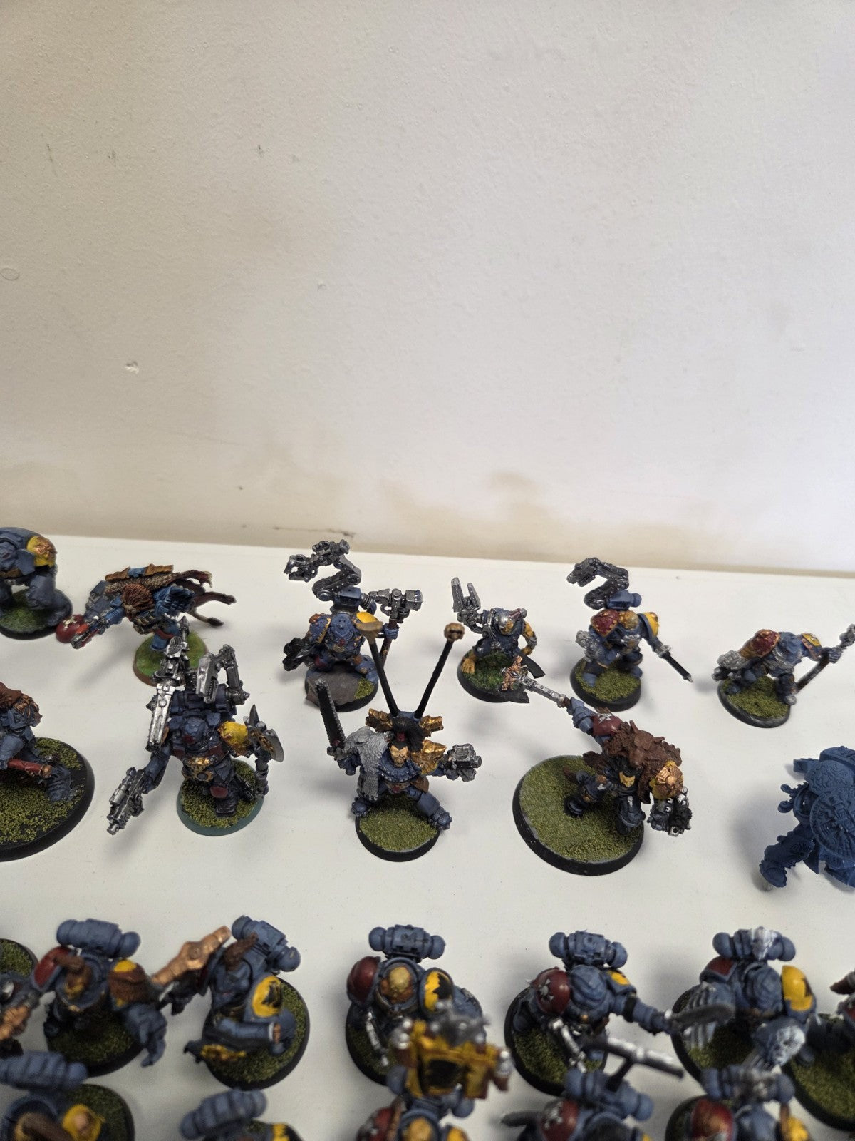 Warhammer 40k Space Marine Space Wolf Army  Lots Of Metals