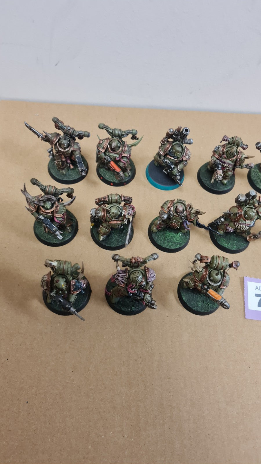 Warhammer 40k Death Guard Plague Marines X 13 Well Painted