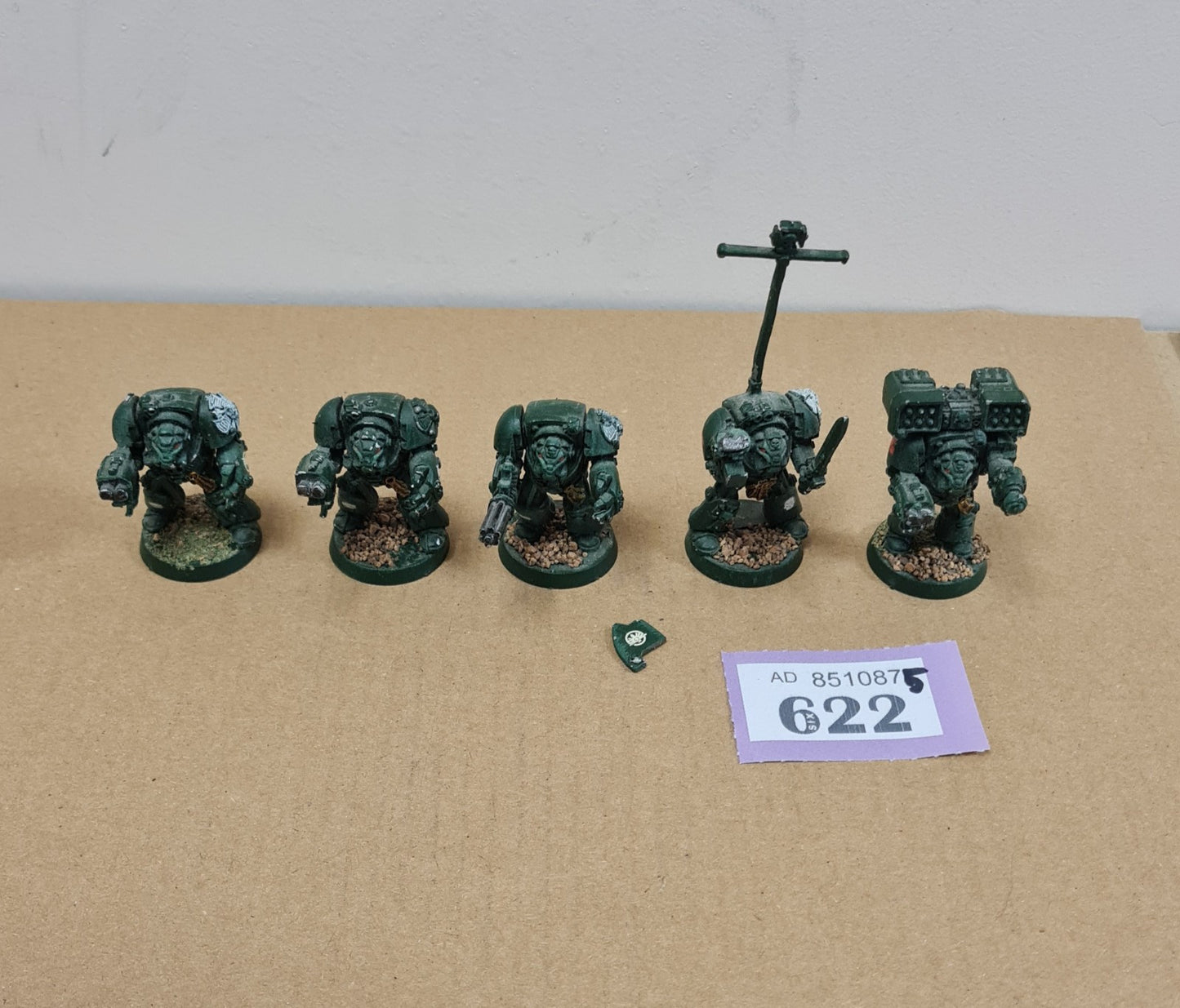 Warhammer 40k Space Marine Terminators X 5 Metal Oop