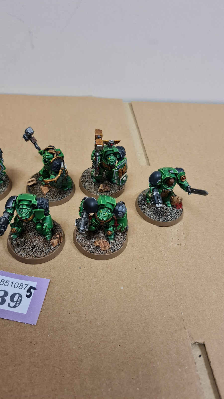 Warhammer 40k Space Marine Terminators X 9 Painted