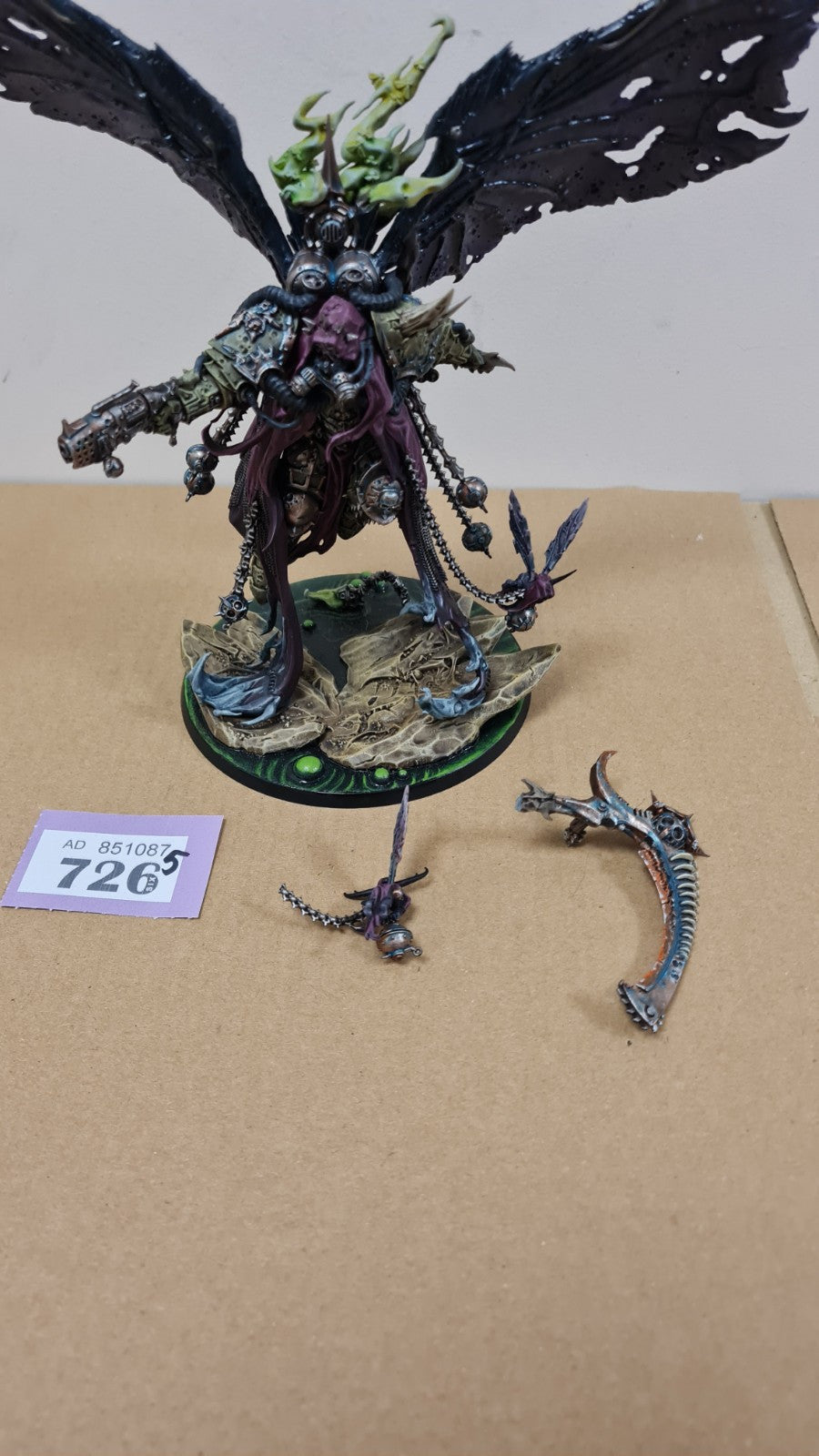 Warhammer 40k Death Guard Mortarion Primarch Of Nurgle Well Painted