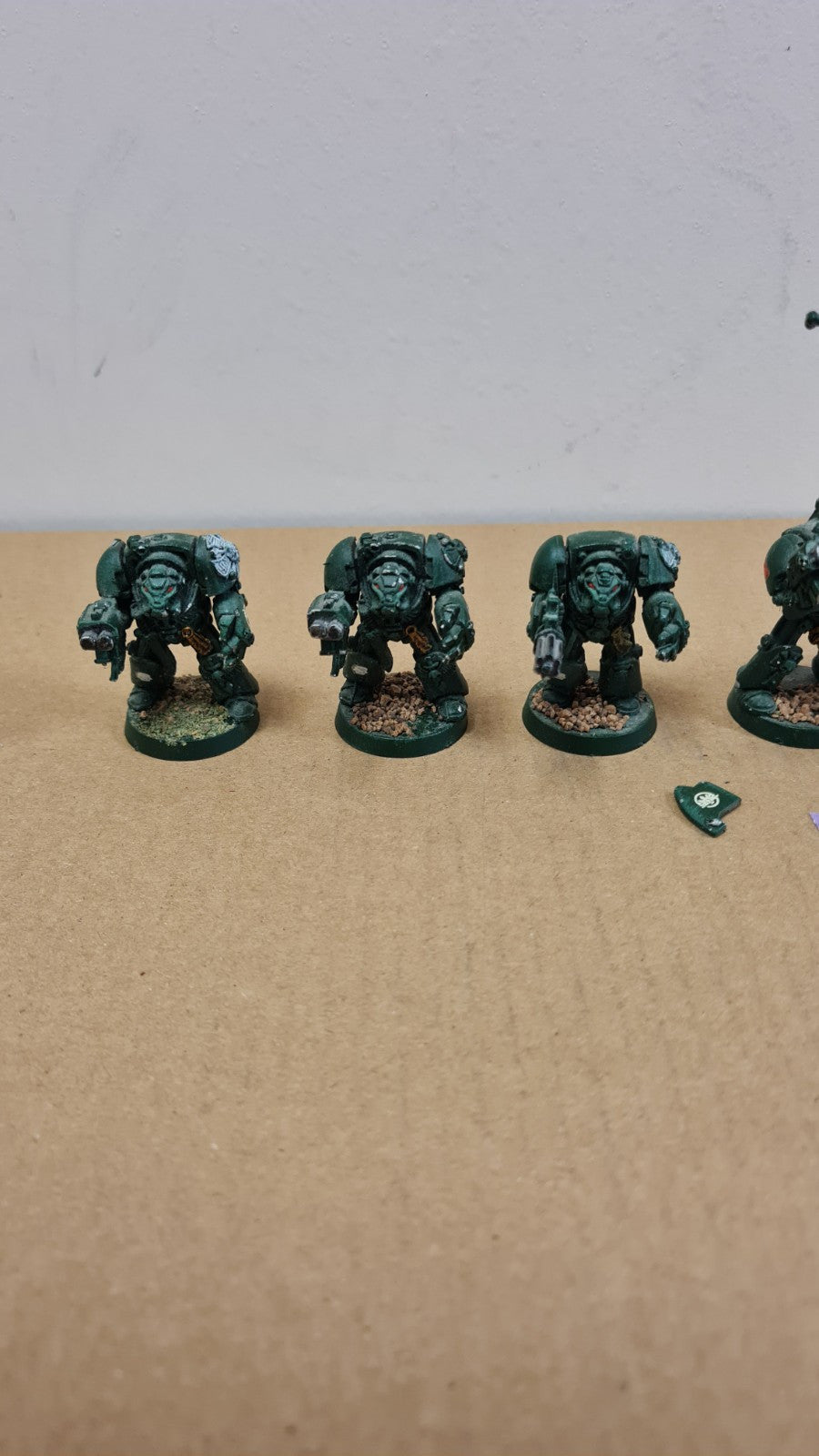 Warhammer 40k Space Marine Terminators X 5 Metal Oop