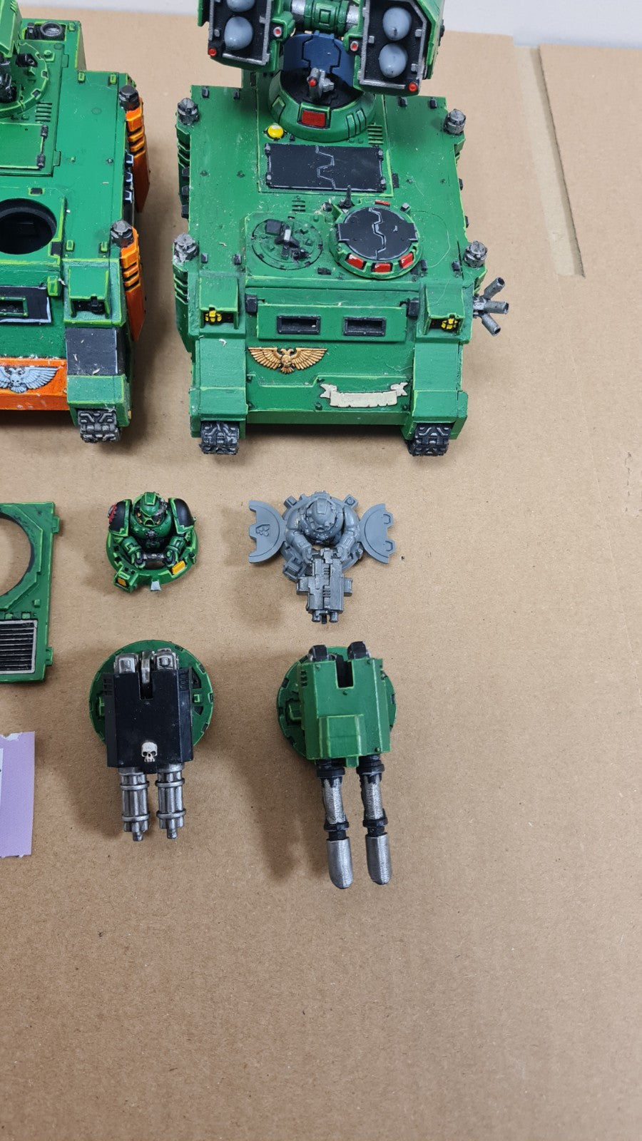 Warhammer 40k Space Marine Whirlwind And Razorback Tanks