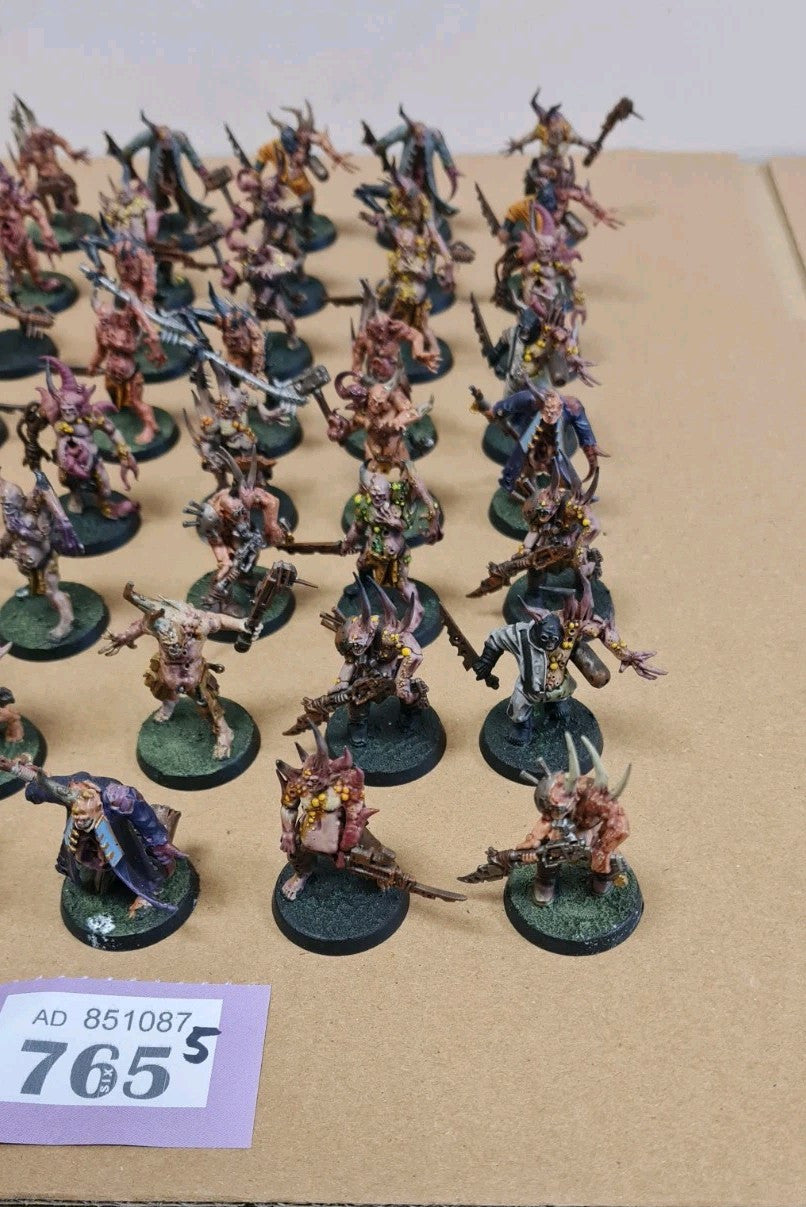 Warhammer 40k Death Guard Pox Walkers X 40 Nicely Painted