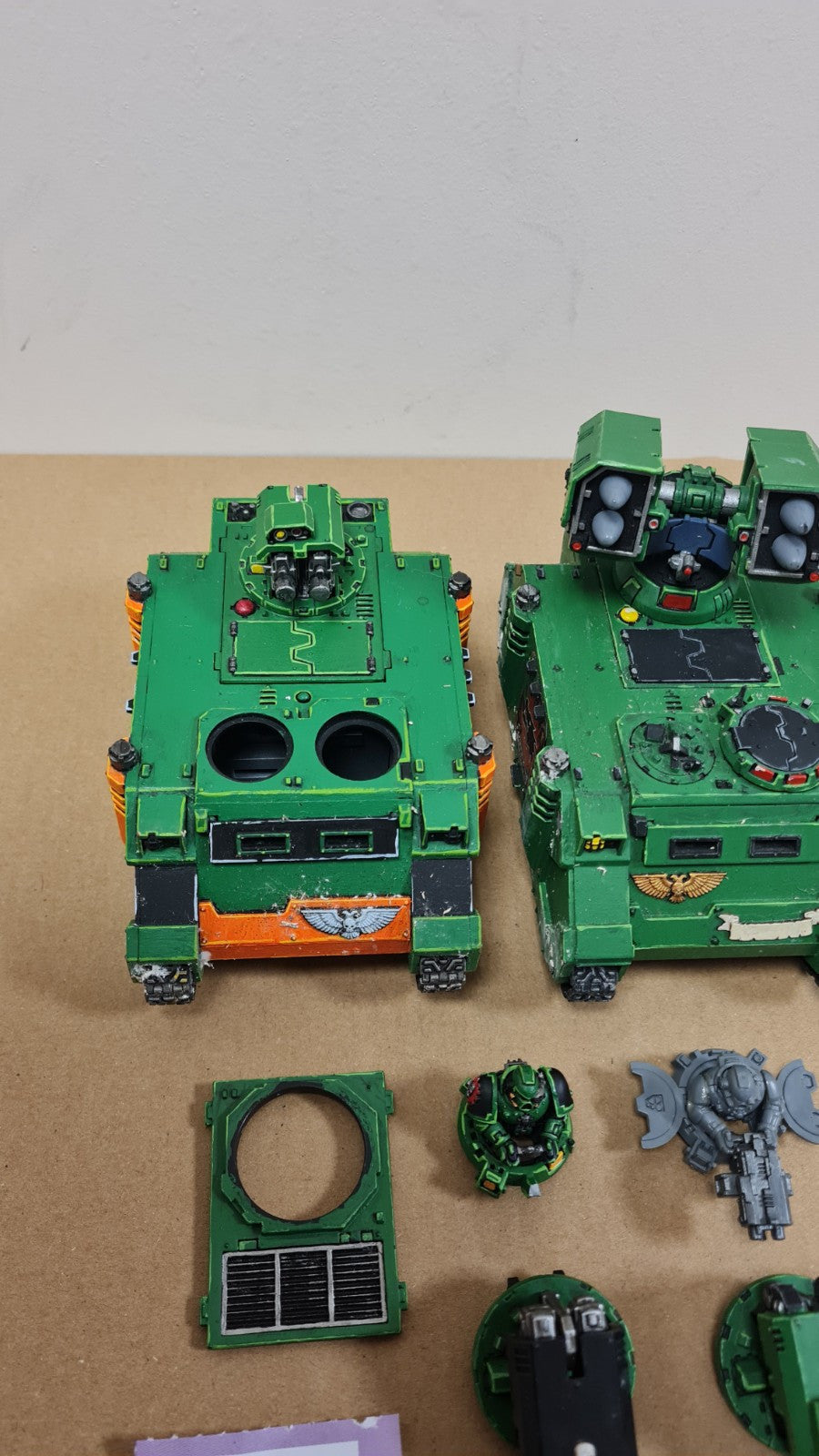 Warhammer 40k Space Marine Whirlwind And Razorback Tanks