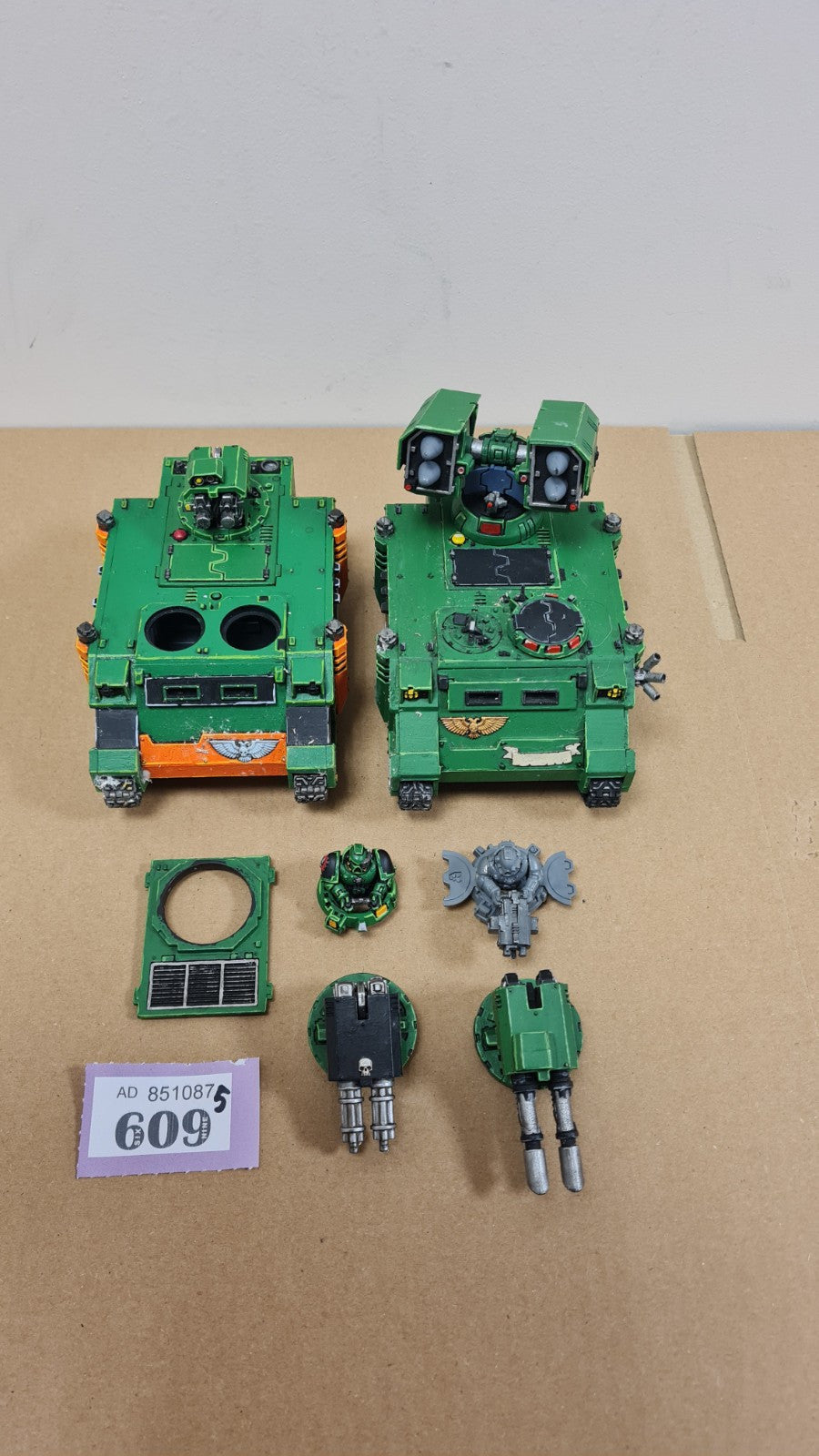 Warhammer 40k Space Marine Whirlwind And Razorback Tanks