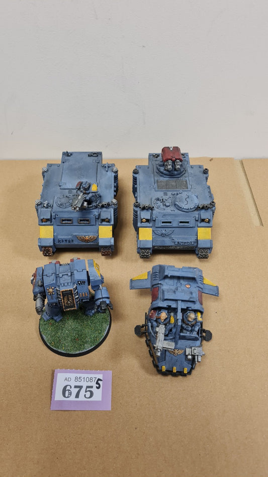 Warhammer 40k Space Marine Rhino, Razorback, Land Speeder, Dreadnought