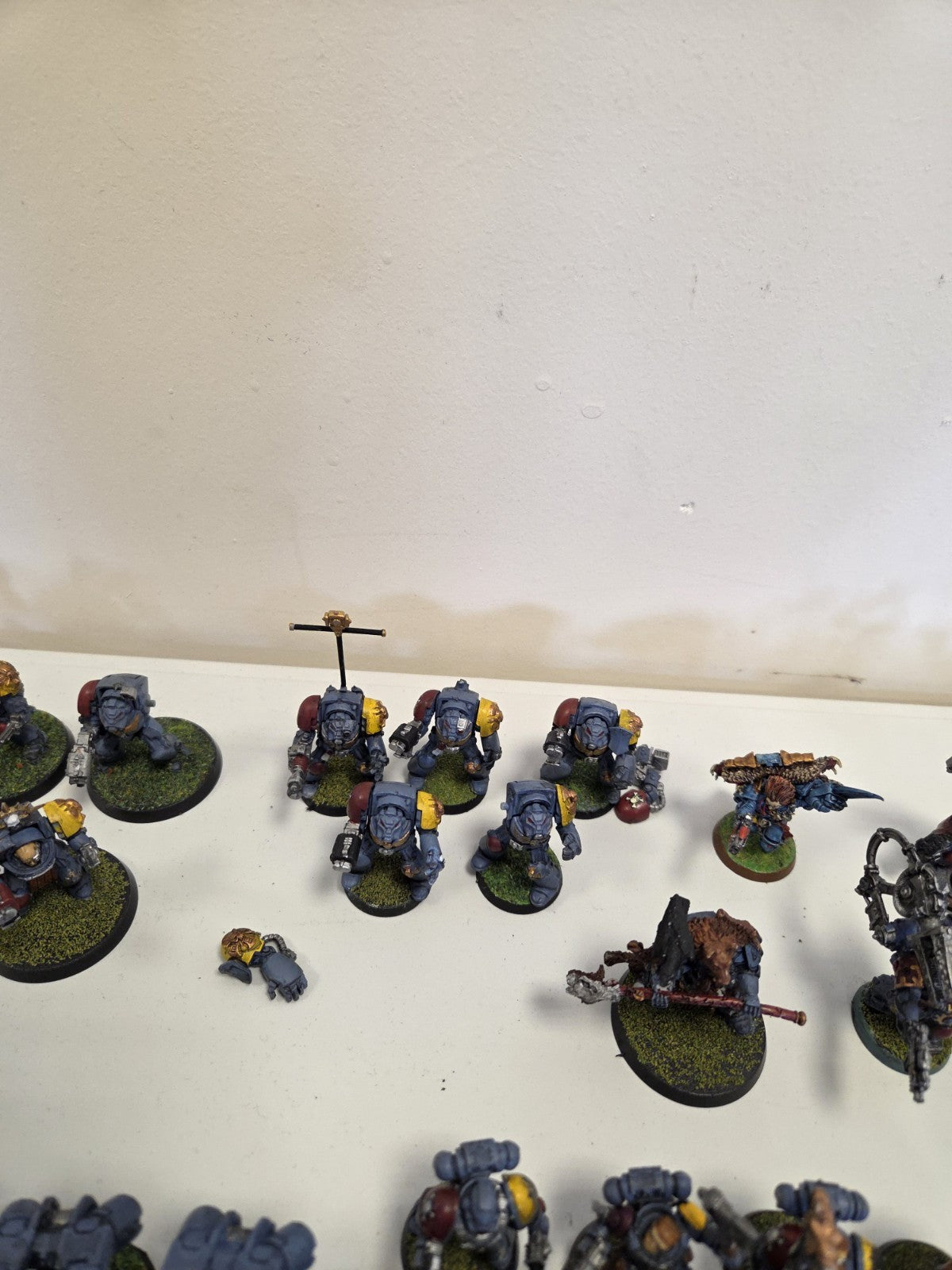 Warhammer 40k Space Marine Space Wolf Army  Lots Of Metals