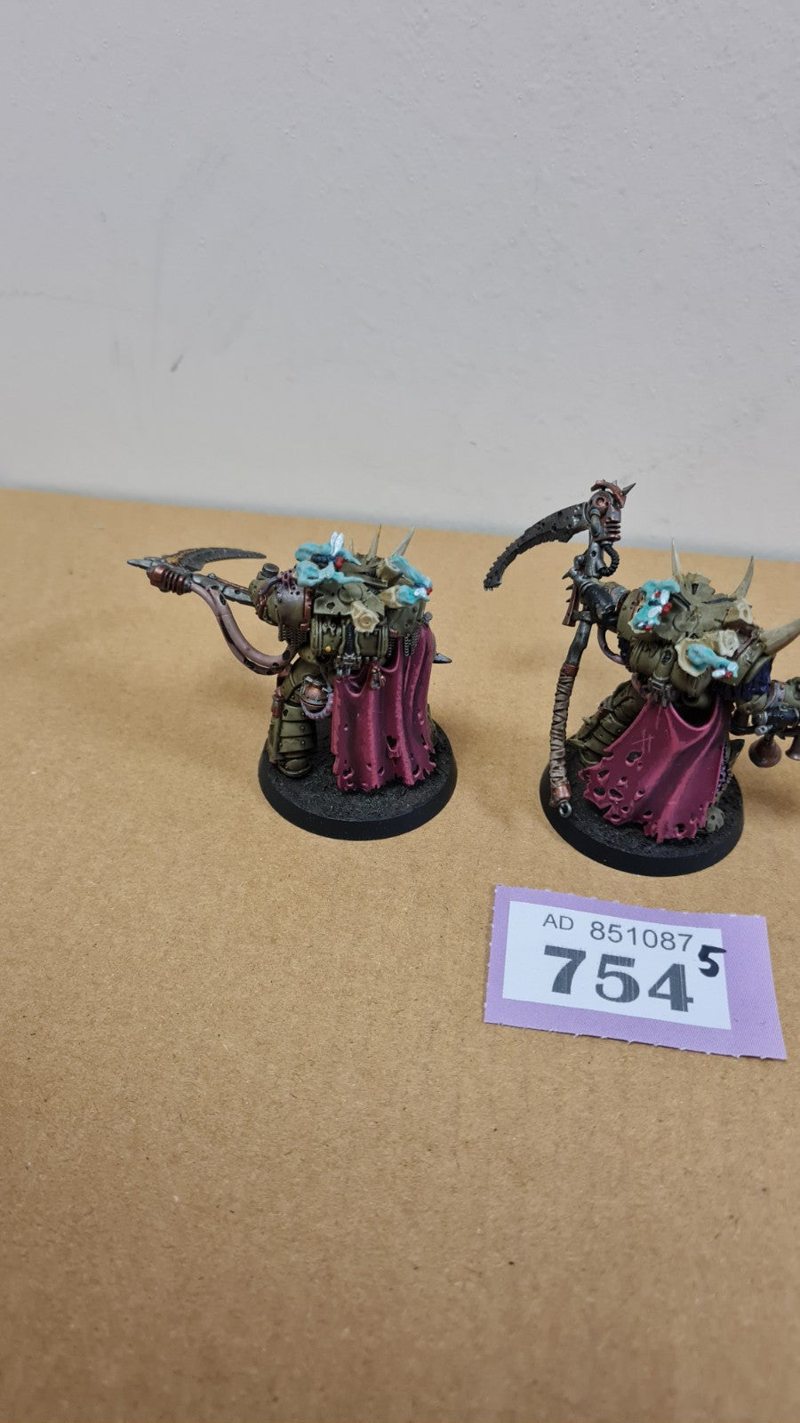 Warhammer 40k Deathguard Deathshroud Terminators Well Painted