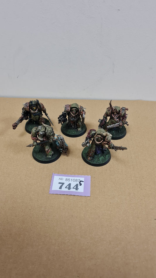 Warhammer 40k Death Guard Blightlord Terminators Well Painted