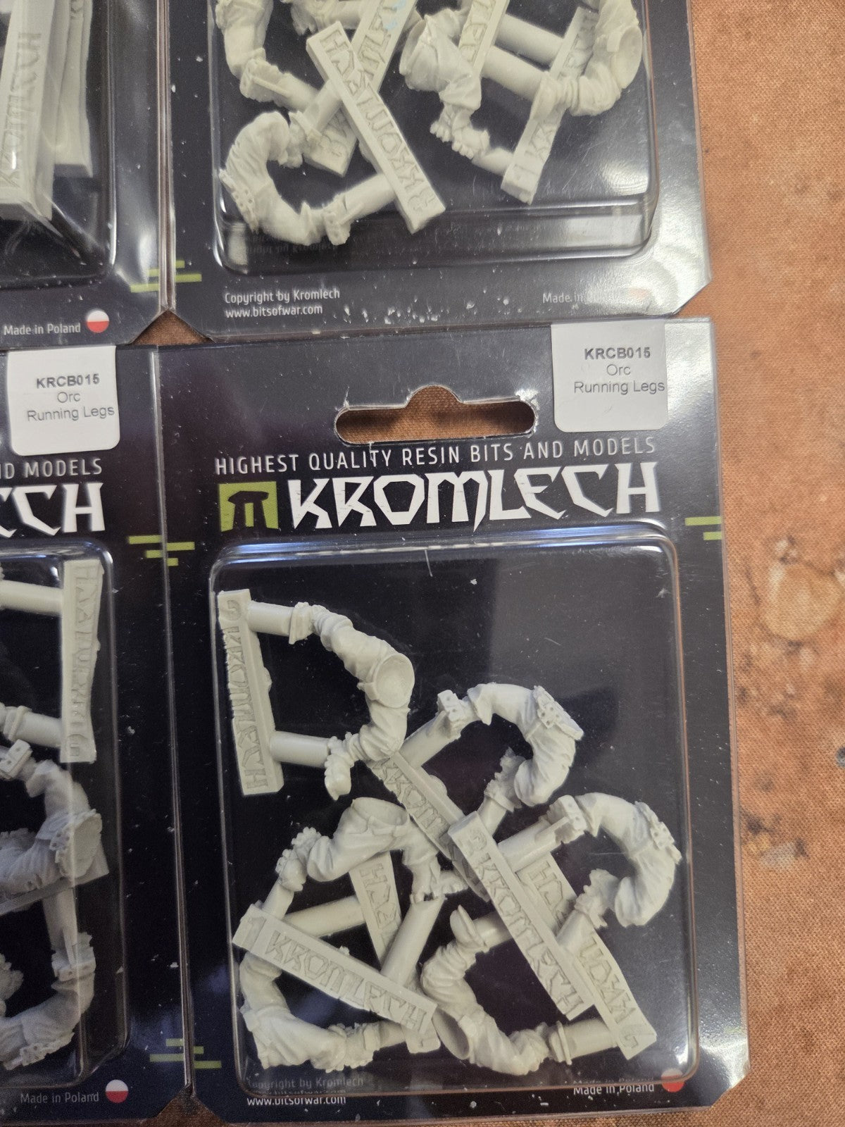 Kromlech Orc Running Legs X 3 + Mechanical Legs New