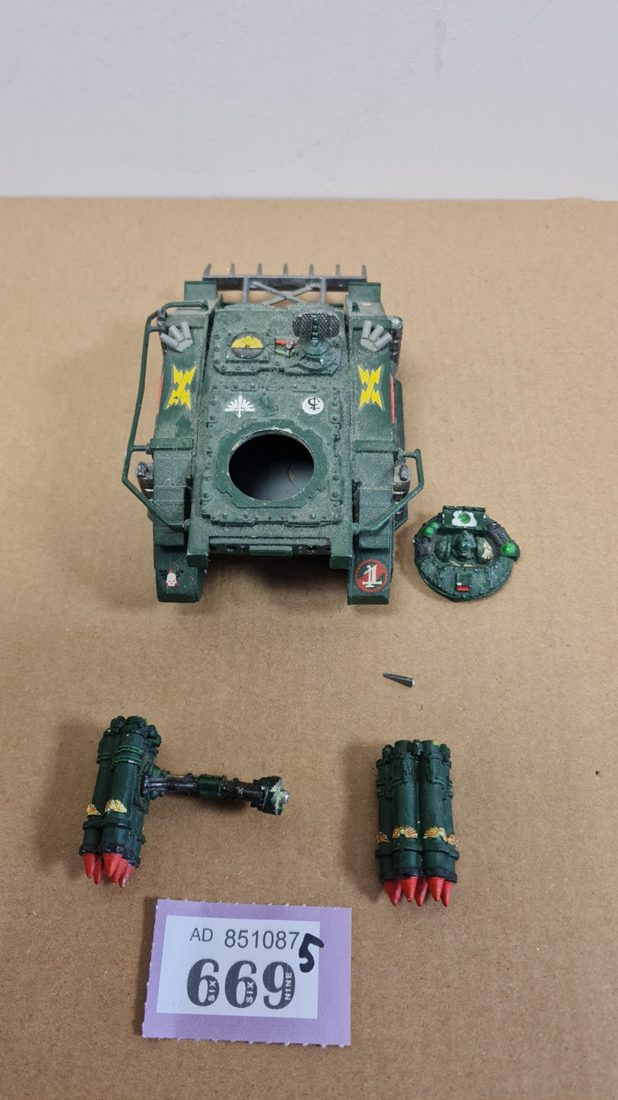 Warhammer 40k Space Marine Whirlwind Tank Metal