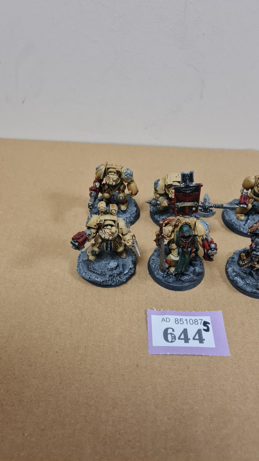 Warhammer 40k Space Marine Deathwing Terminators + Chaplain