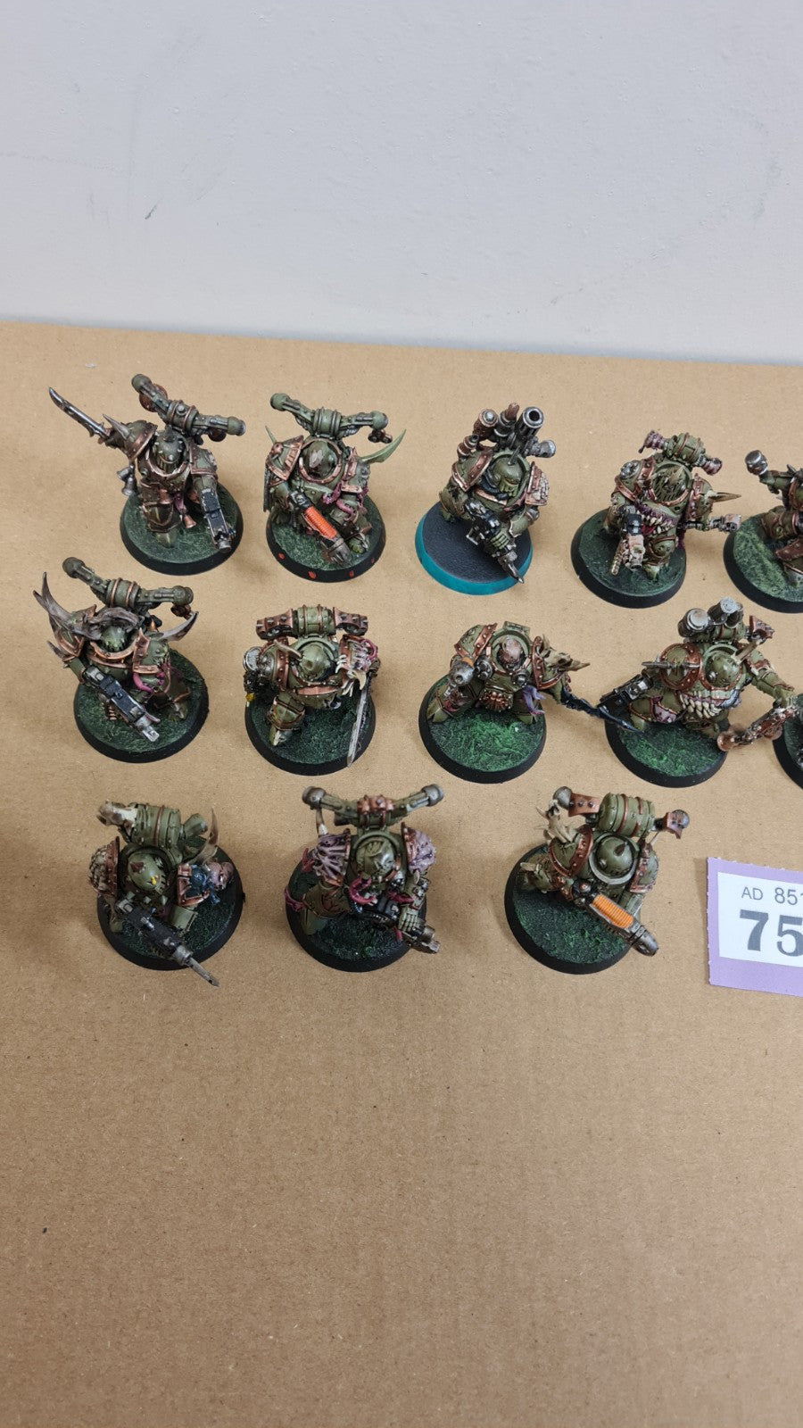 Warhammer 40k Death Guard Plague Marines X 13 Well Painted