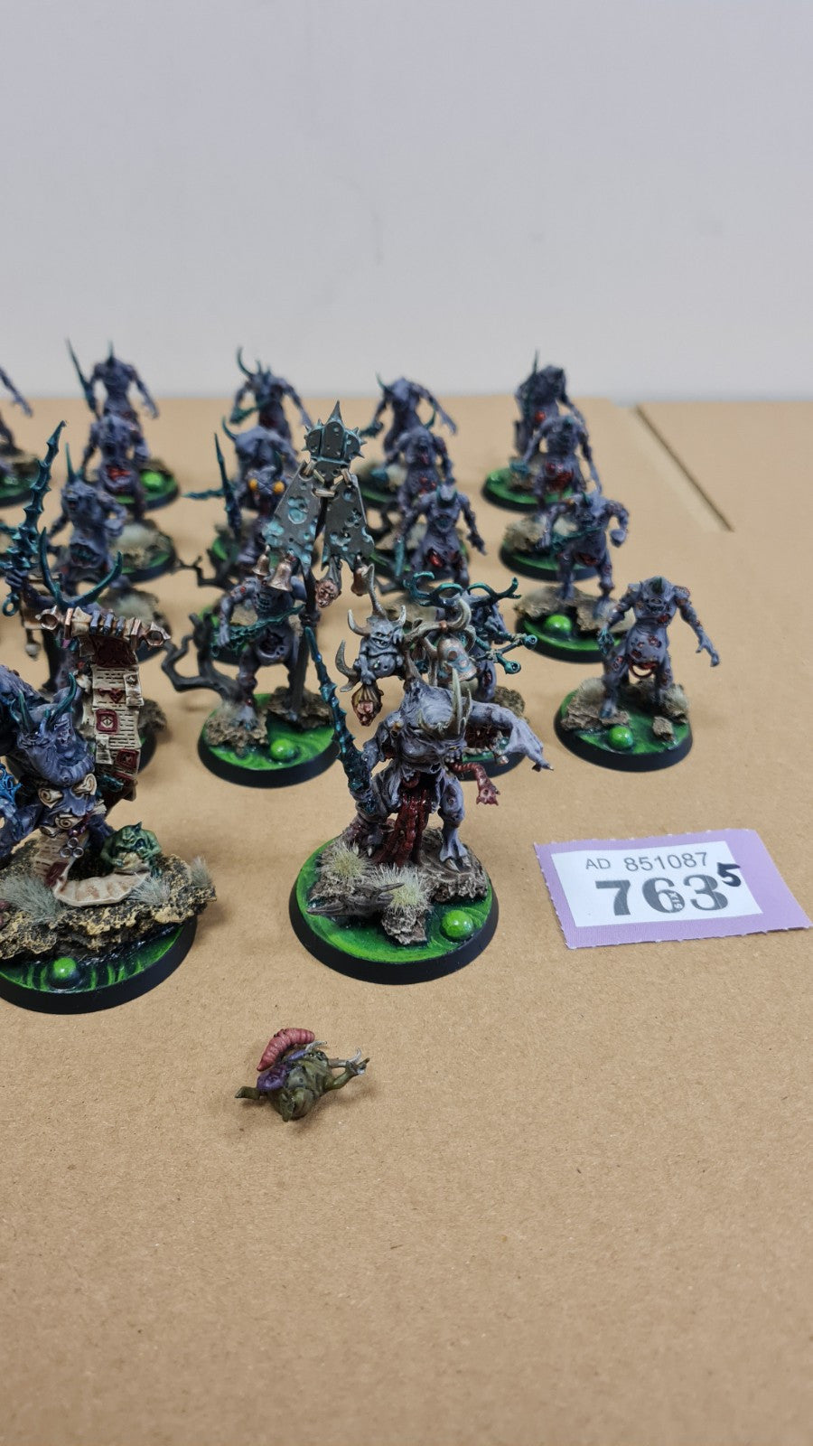 Warhammer Aos Nurgle Maggotkin Army Well Painted