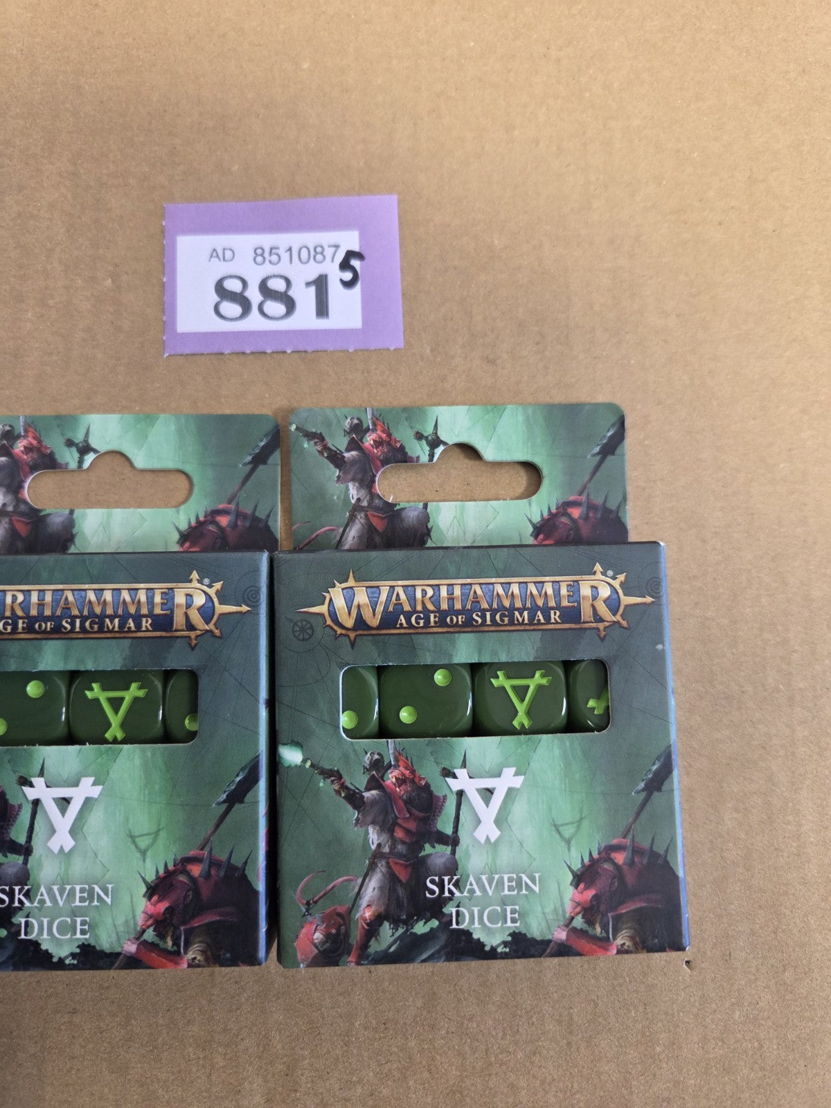 Warhammer Aos Skaven Dice Packs X 2 Oop