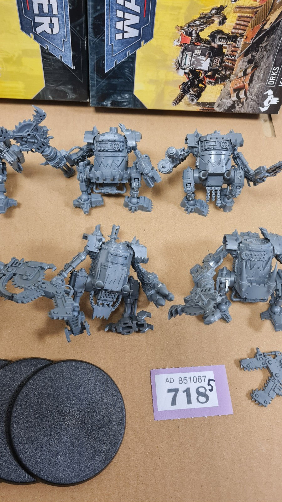 Warhammer 40k Ork Killa kans X 6