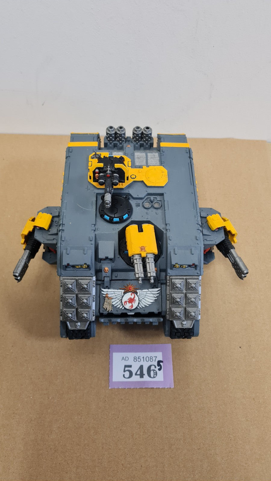 Warhammer 40k Space Marine Land Raider Redeemer With Red Scorpion Doors