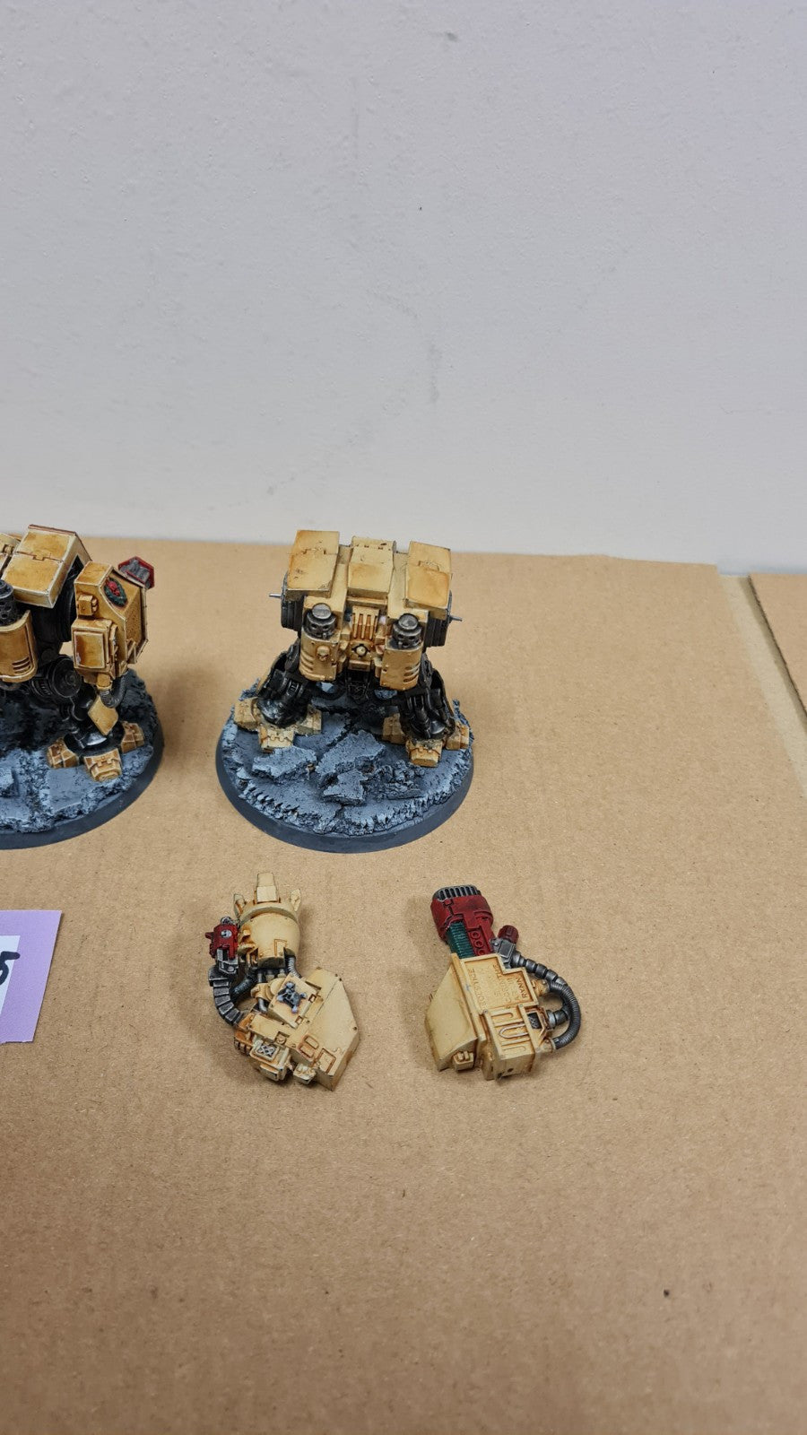 Warhammer 40k Space Marine Dark Angel Dreadnoughts X 2