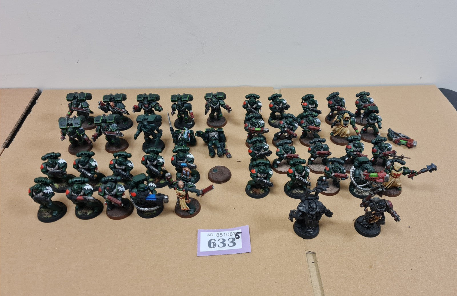 Warhammer 40k Space Marine Dark Angel Army