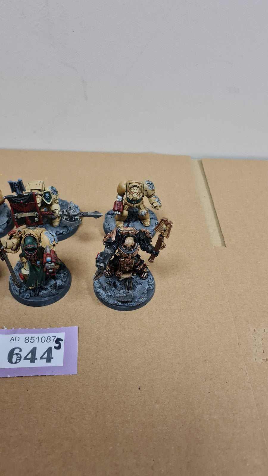 Warhammer 40k Space Marine Deathwing Terminators + Chaplain