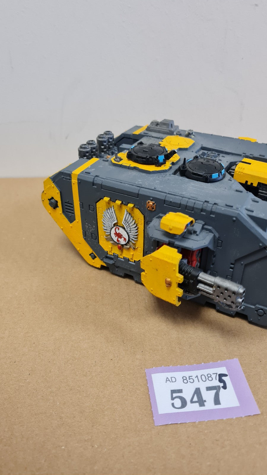 Warhammer 40k Space Marine Land Raider Redeemer With Red Scorpion Doors