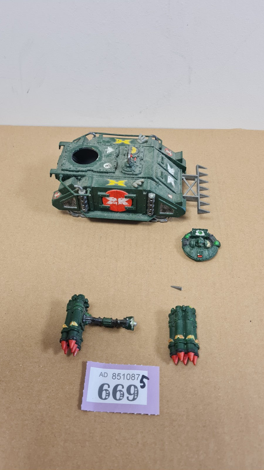 Warhammer 40k Space Marine Whirlwind Tank Metal