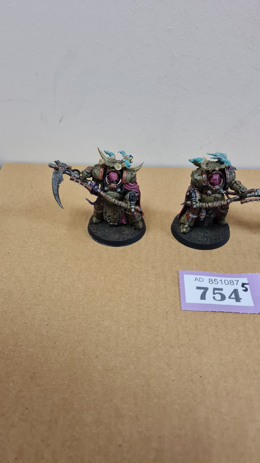 Warhammer 40k Deathguard Deathshroud Terminators Well Painted