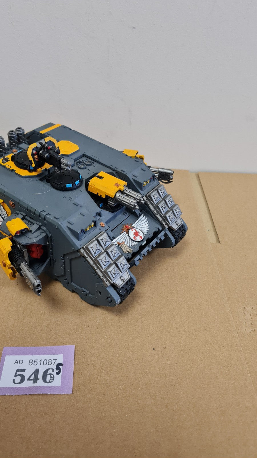 Warhammer 40k Space Marine Land Raider Redeemer With Red Scorpion Doors