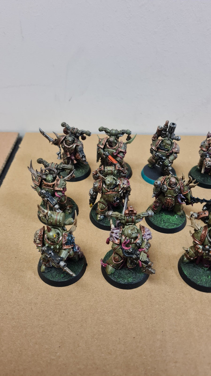 Warhammer 40k Death Guard Plague Marines X 13 Well Painted