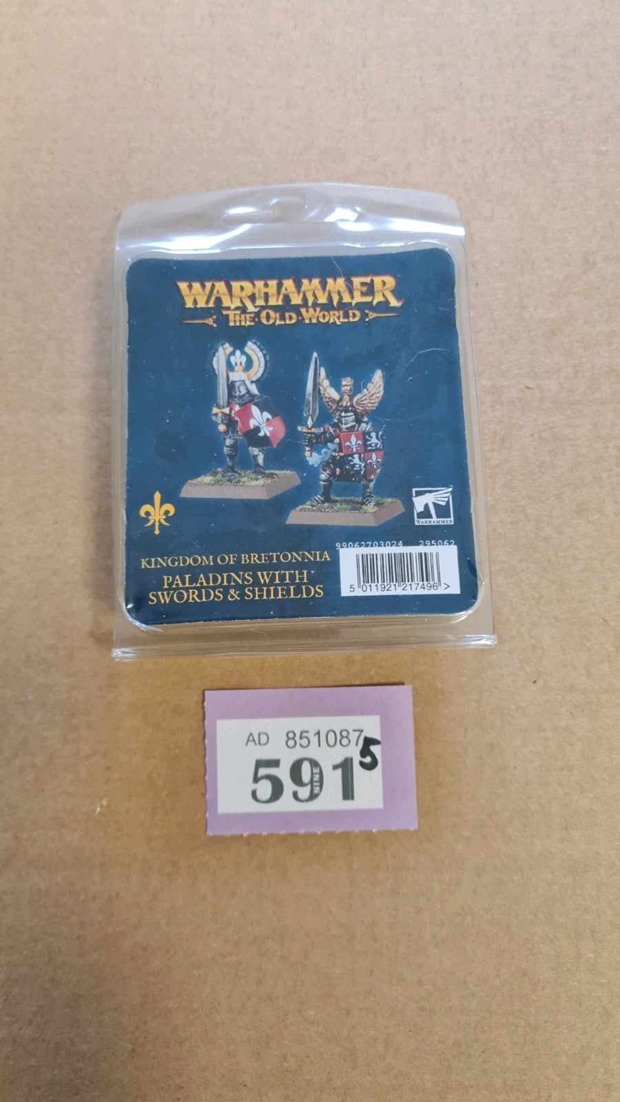 Warhammer The Old World Bretonnian Paladins With Sword And Shield New