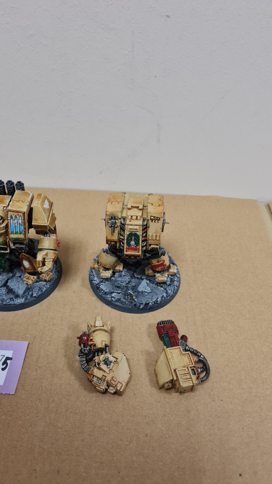 Warhammer 40k Space Marine Dark Angel Dreadnoughts X 2