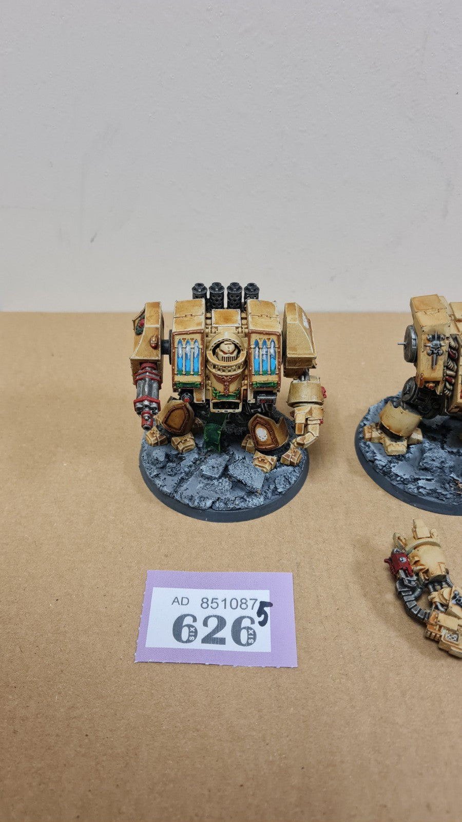 Warhammer 40k Space Marine Dark Angel Dreadnoughts X 2