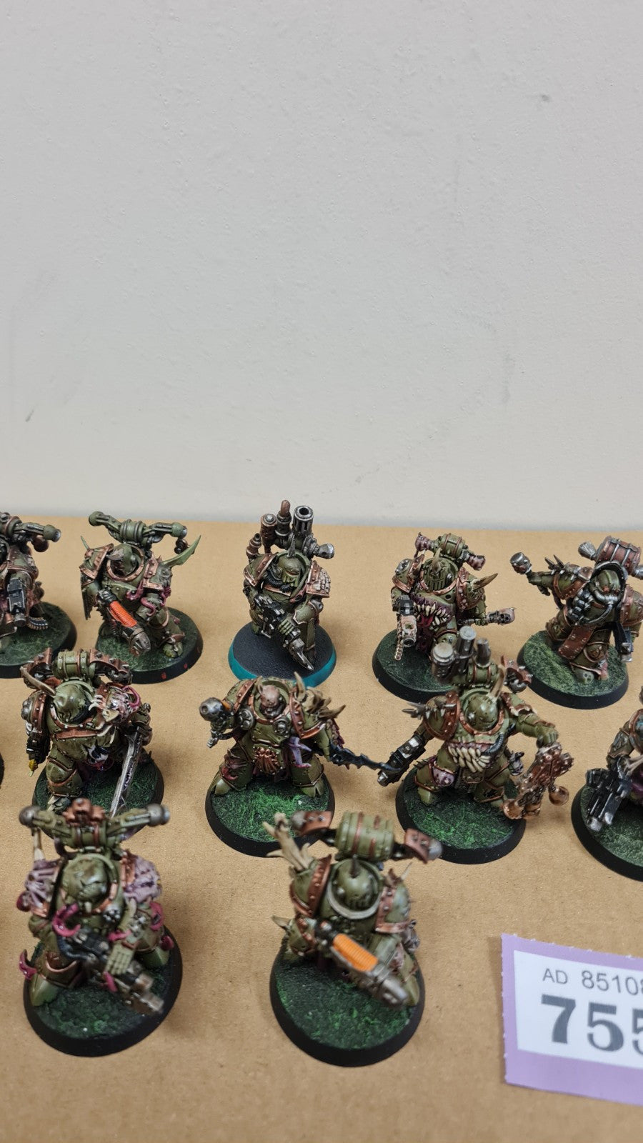 Warhammer 40k Death Guard Plague Marines X 13 Well Painted