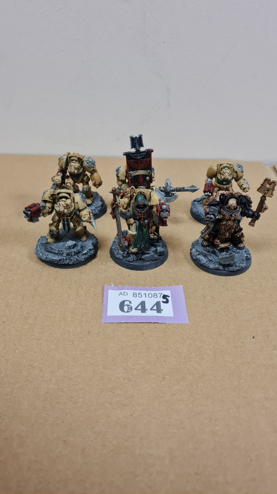 Warhammer 40k Space Marine Deathwing Terminators + Chaplain