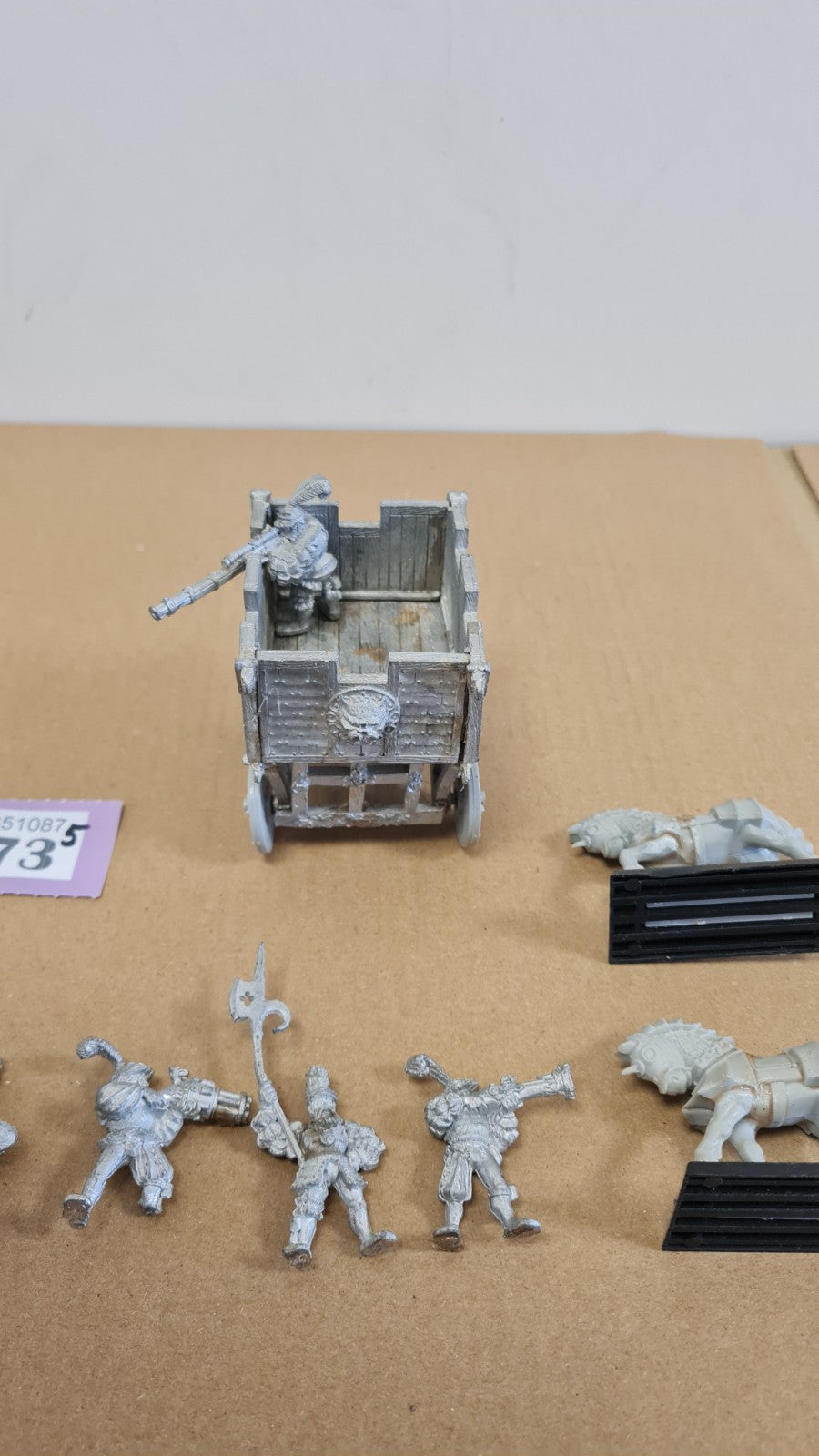 Warhammer Fantasy Empire War Wagon Metal Missing Incomplete