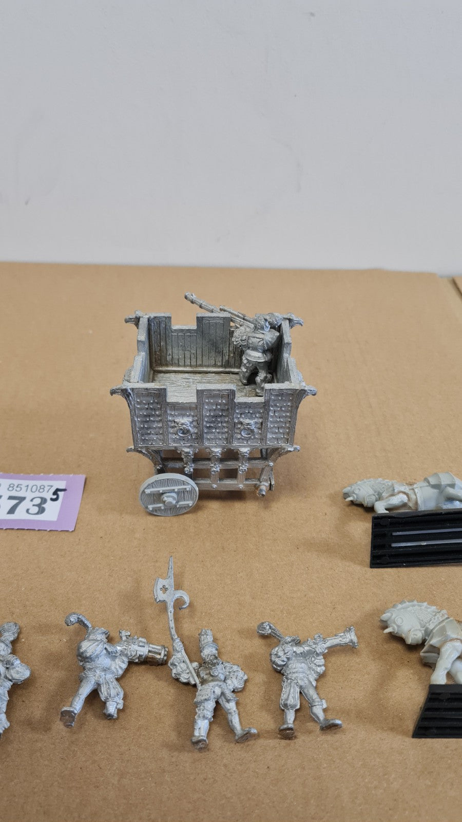 Warhammer Fantasy Empire War Wagon Metal Missing Incomplete