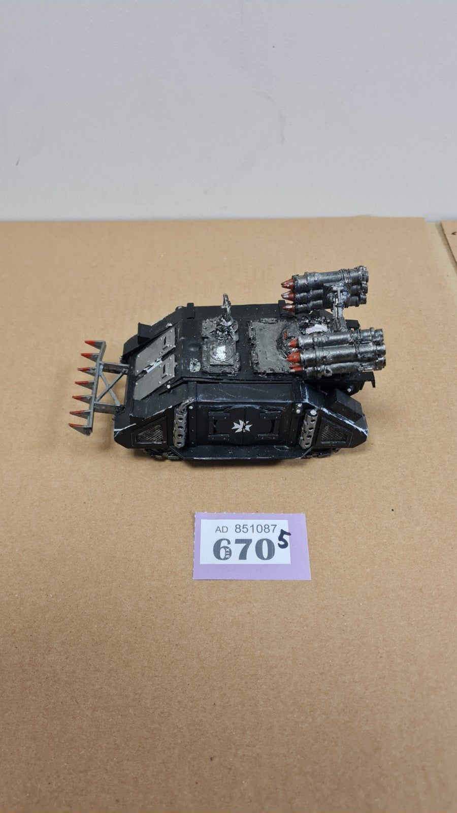 Warhammer 40k Space Marine Whirlwind Tank Metal