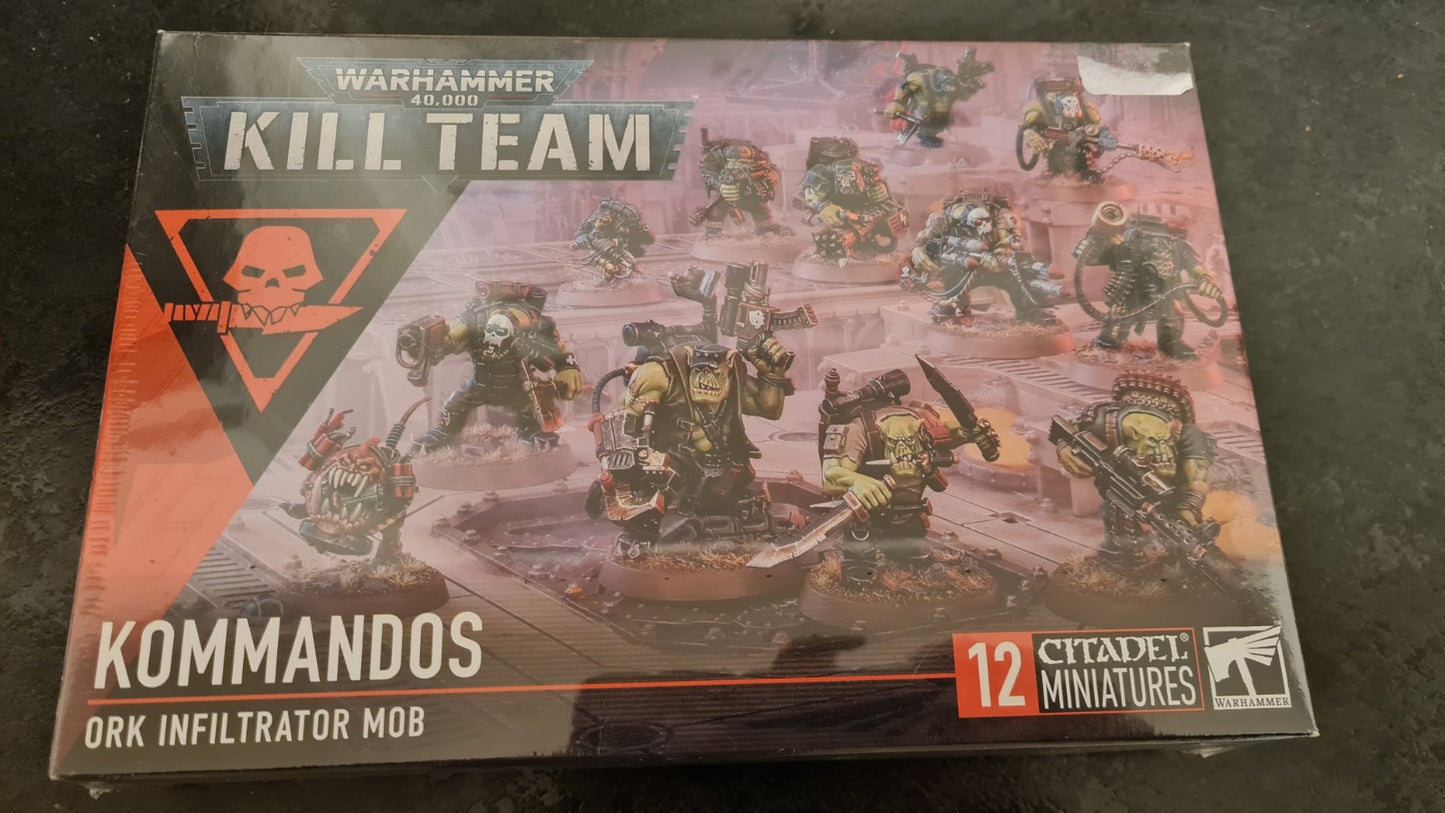 Warhammer 40k Ork Kill Team Kommandos Sealed