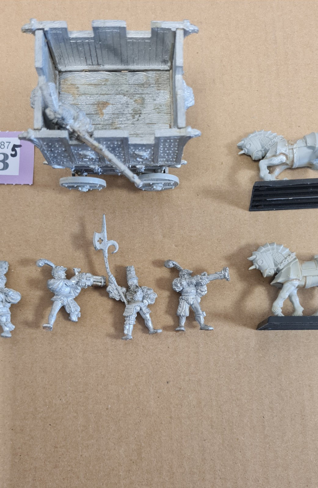 Warhammer Fantasy Empire War Wagon Metal Missing Incomplete