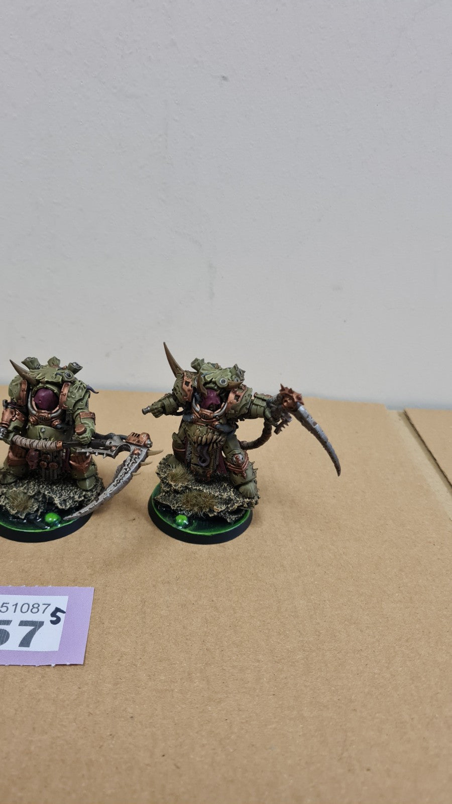 Warhammer 40k Deathguard Deathshroud Terminators Well Painted