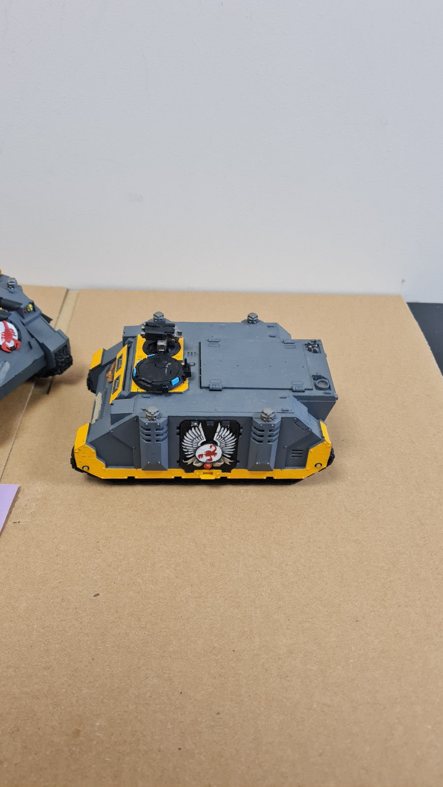 Warhammer 40k Space Marine Predator Tank + 2 Rhinos With Forgeworld Red Scorpion