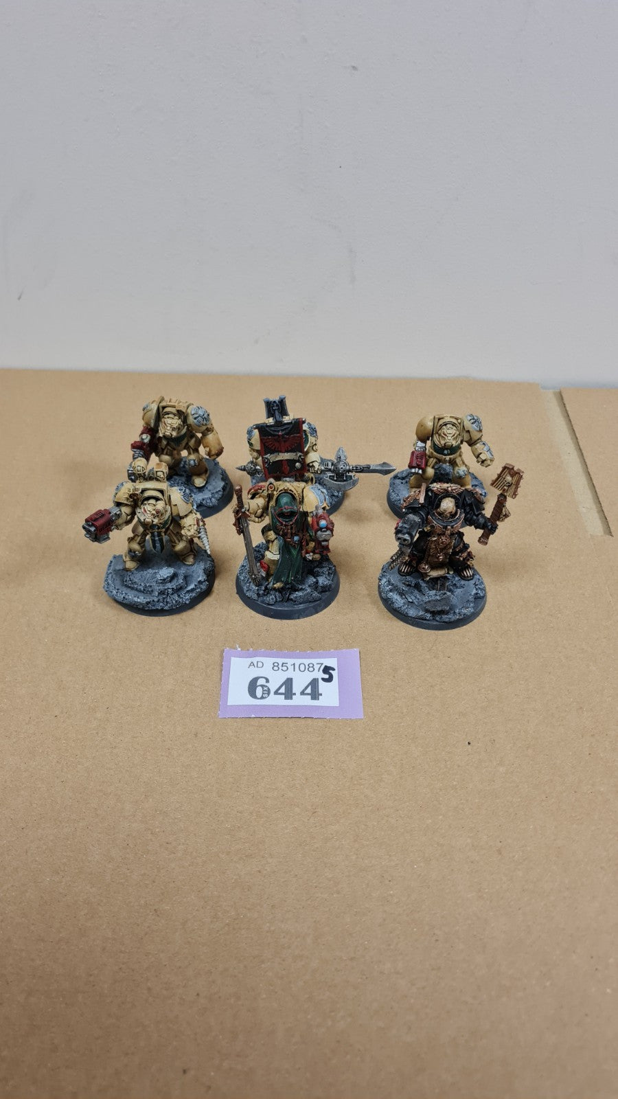 Warhammer 40k Space Marine Deathwing Terminators + Chaplain