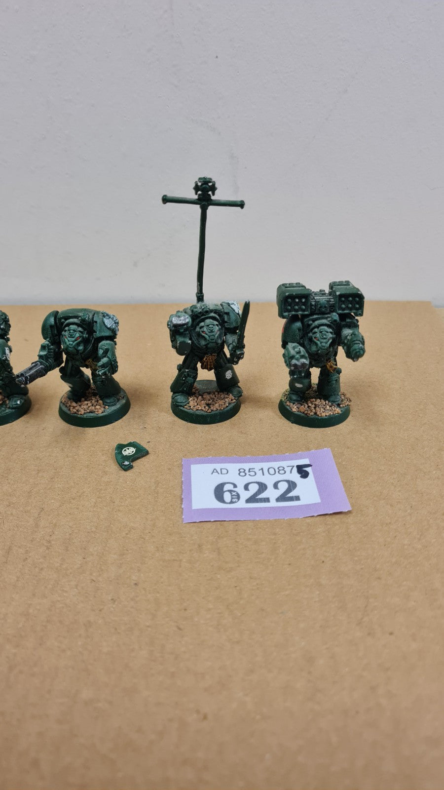 Warhammer 40k Space Marine Terminators X 5 Metal Oop