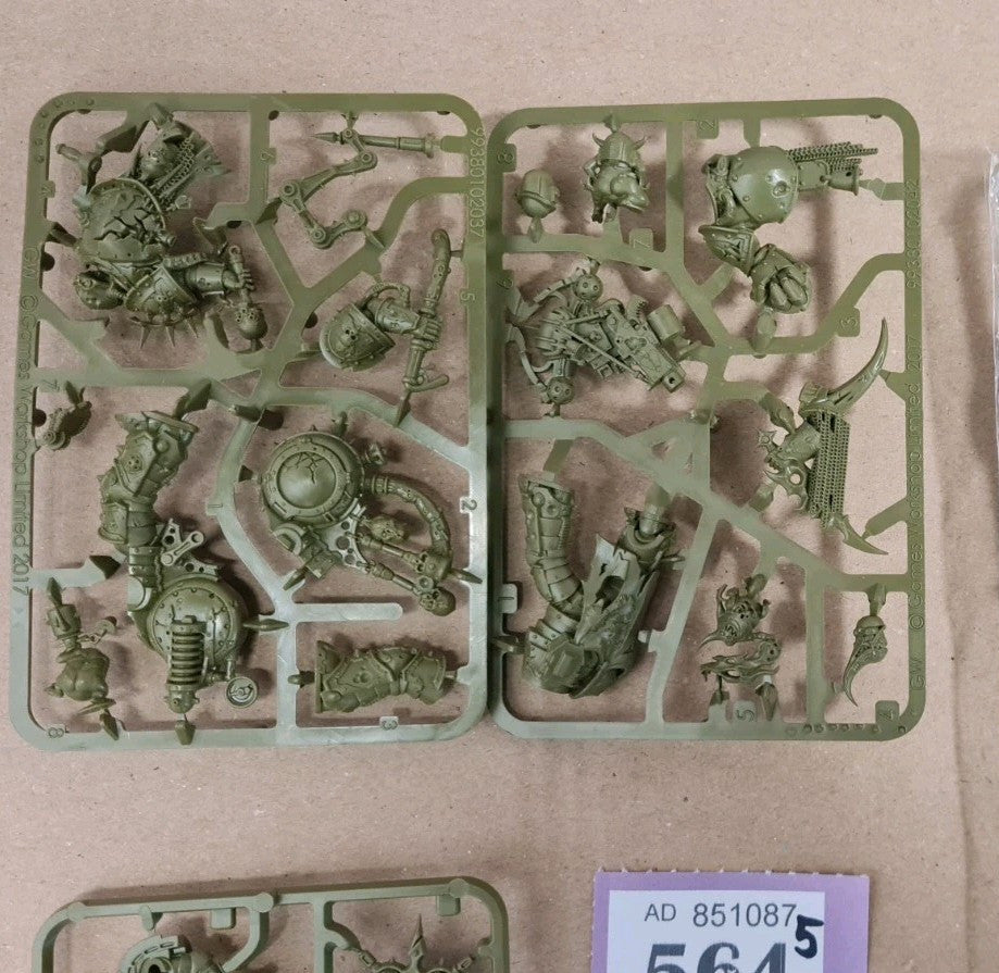 Warhammer 40k Death Guard Characters X 3 Plus 3 Plague Marines