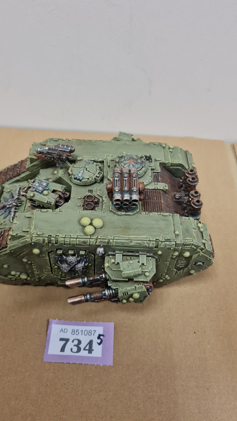 Warhammer 40k Death Guard Land Raider With Forgeworld Doors Well Painted